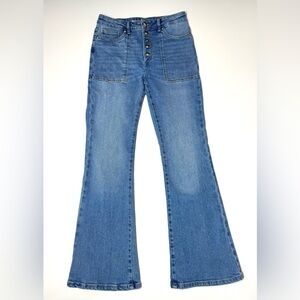 Michael Kors Women's Blue Flare Jeans Size- 6